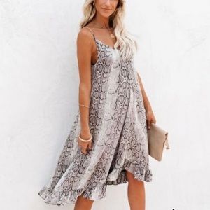 VICI | Snake Skin Print Dress